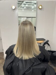 Hair highlights and tone