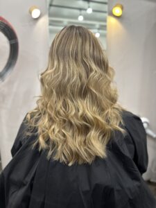 Hair highlights and tone