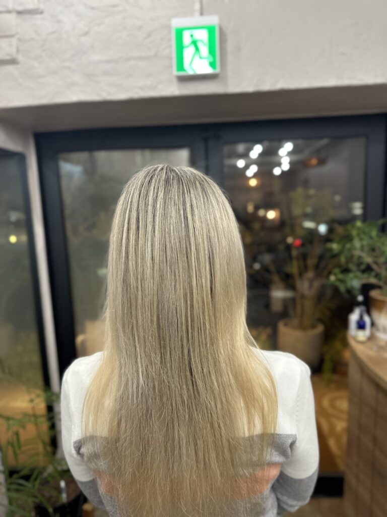 Hair highlights and tone